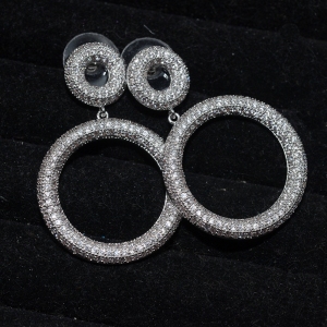 Allencoco zircon earring  208126002