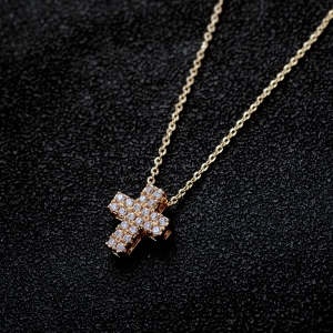 Allencoco cross necklace  77462