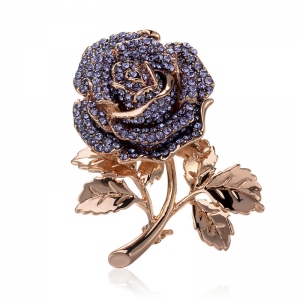 R.A  flower brooch  154253