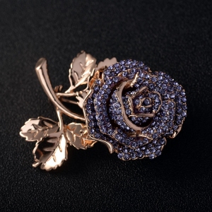 R.A  flower brooch  154253