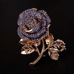 R.A  flower brooch  154253