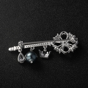 R.A key brooch  154747