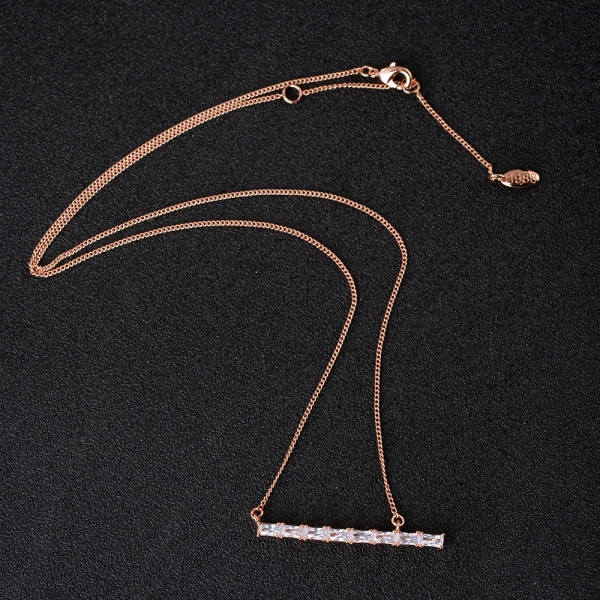 Allencoco zircon necklace  62122