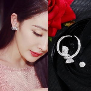 Allencoco new asymmetric earrings  208228002