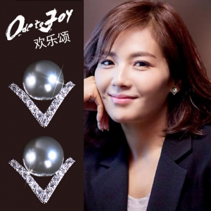 Allencoco new pearl earrings  208230002