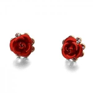 Rigant Diamond Roses Earrings 0837090036