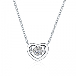 AllenCOCO Korean Heart Necklace 62132