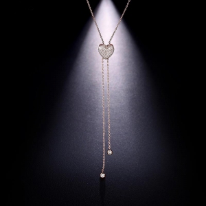 AllenCOCO Korean version of simple heart shaped necklace 30722102