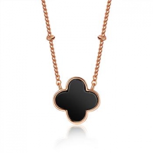 AllenCOCO Minimalist Clover Necklace 400...