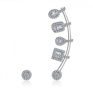 AllenCOCO Fashion Ear Hoop Asymmetrical ...