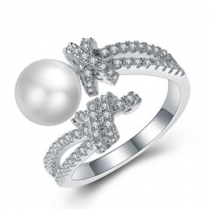 AllenCOCO Zircon Knot Opening Ring