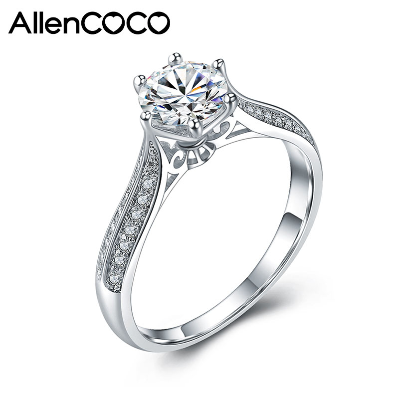 AllenCOCO Eight Hearts Eight Arrowns Zircon Rings 97649