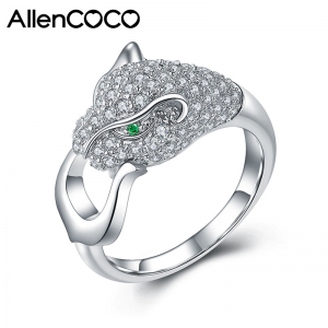 AllenCOCO Leopard Shape CZ Ring 97654