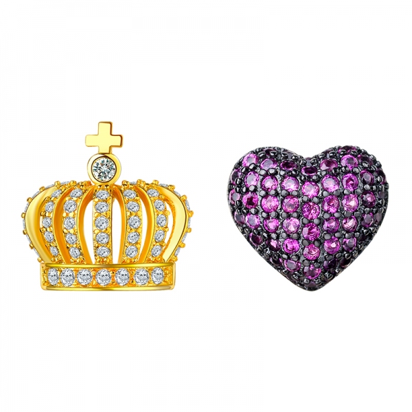 Allencoco apple crown earring  20863202