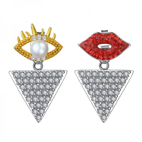 Allencoco asymmetric earring  208644