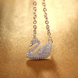 Allencoco swan necklace  30723902