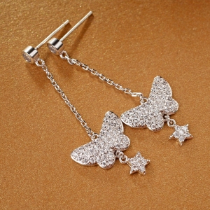 Allencoco butterfly earring  208636