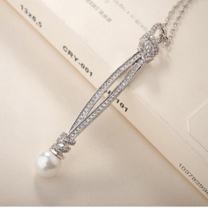 Allencoco pearl necklace  307236