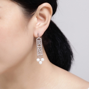 Allencoco pearl earring  208133
