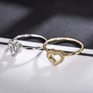 R.A heart ring 810226