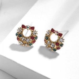 R.A Christmas bowknot earring  821647