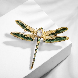 R.A Dragonfly zircon brooch   850495