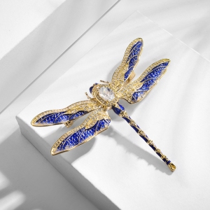 R.A Dragonfly zircon brooch   850495