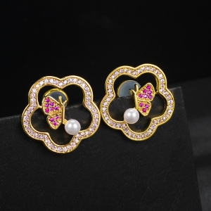 Allencoco flower earring   208895