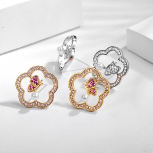 Allencoco flower earring   208895