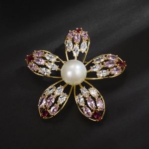 R.A flower brooch  850377