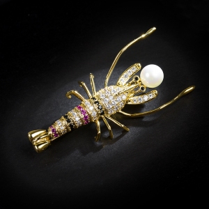 R.A lobster brooch  850462