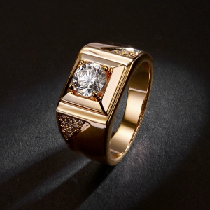 Allencoco zircon men ring  103306