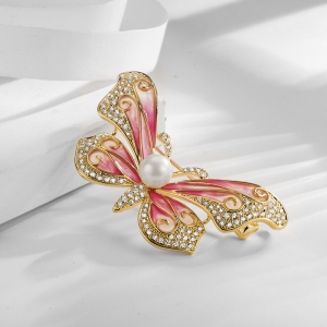 R.A Butterfly zircon brooch  850441