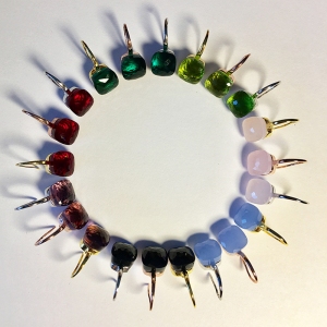 Allencoco Crystal candies earring  (Gold...