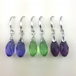 925 silver crystal earring 