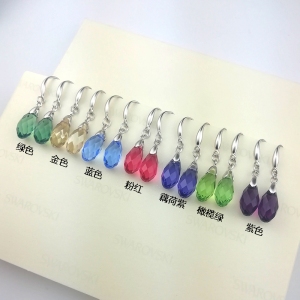 925 silver crystal earring 