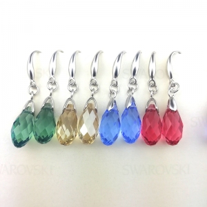 925 silver crystal earring 