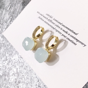 Allencoco crystal candies earring (Gold Plated)  005