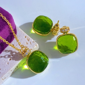 Allencoco candy crystal necklace  804130