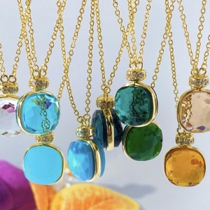 Allencoco candy crystal necklace  804130